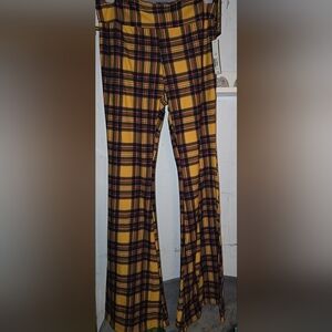 Plaid Flare Women's Leggings